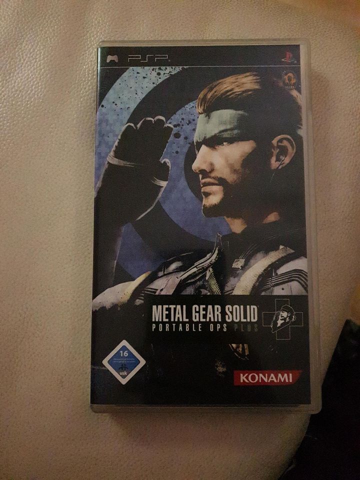 metal gear solid portable ops psp Videospiel in Ober-Ramstadt