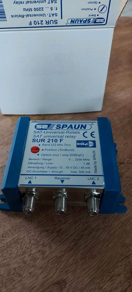 Sat universal Relais  Spaun SUR 210 F in Neuss