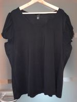 neuwertiges schwarzes T-Shirt mit Tüll-Ärmeln H&M Gr. 3XL Nordrhein-Westfalen - Rheine Vorschau