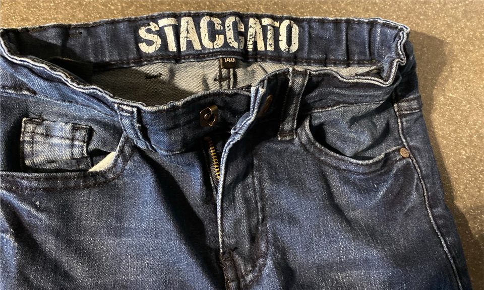 Jeans - Staccato -Slim - Denim Brand- Größe 140 - Top Zustand! in Zaberfeld