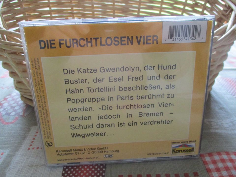 HÖRSPIEL CD zum Film "Die furchtlosen Vier" in Bühnsdorf