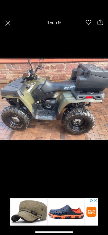 Polaris Quad Sportsman 800 EFI in Pomster