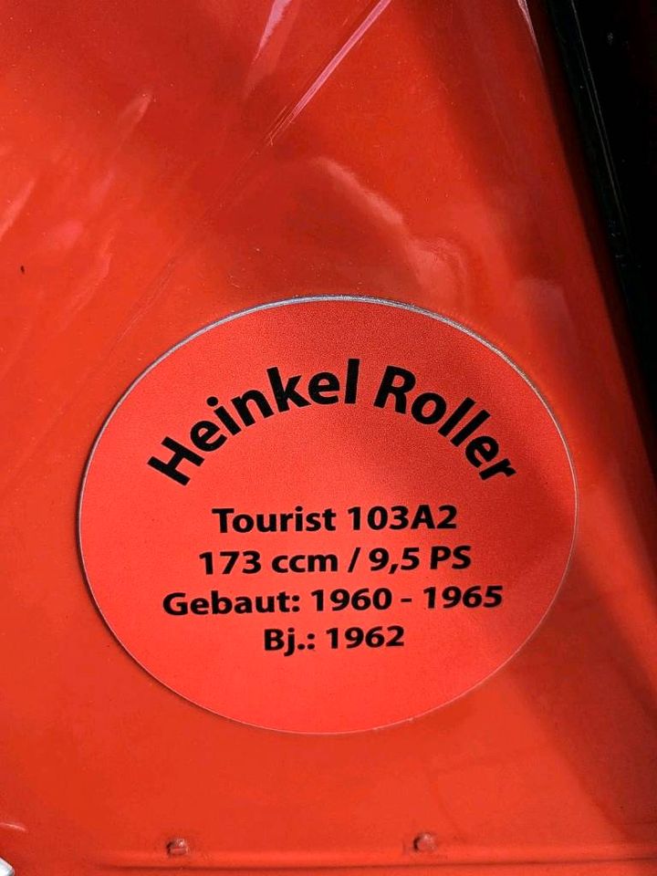 Heinkel Tourist 103A-2 Oldtimer Roller in perfektem Zustand in Bösel