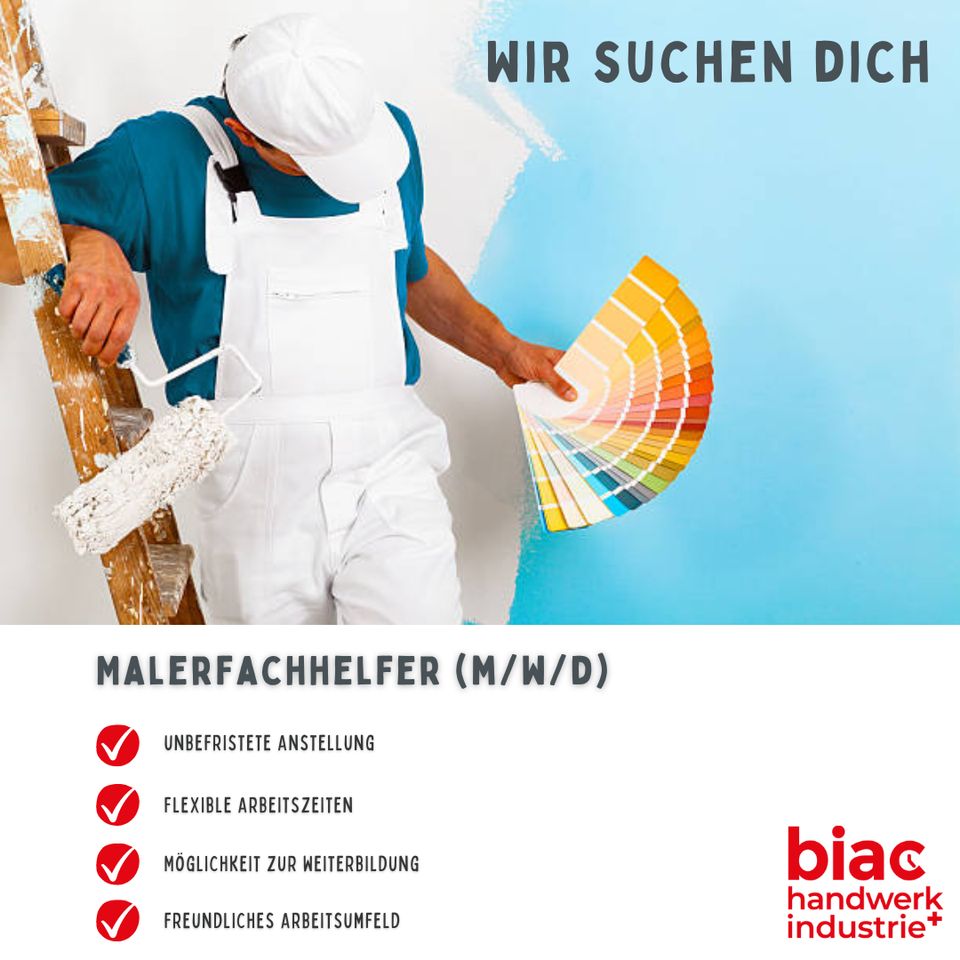 Malerhelfer (m/w/d) Urlaubs- und Weihnachtsgeld in Berlin