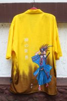 Vintage Hemd 90s 90er Manga Asia oversize kurzarm Baden-Württemberg - Mannheim Vorschau