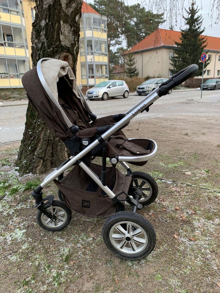 Moon LUSSO Kombi-Kinderwagen mit Tragetasche,Regenverdeck,Adapter in Berlin