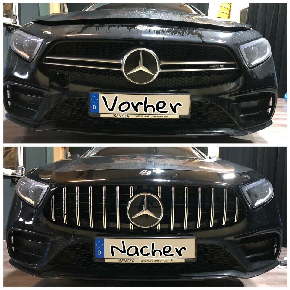 Panamericana Facelift Grill inkl. Montage w205 w213 glc amg c117 in Hünxe