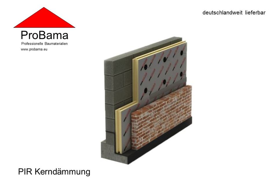 Enertherm PU PIR Dämmung Fußboden Kellerdecke Fassade Dach in Zörbig