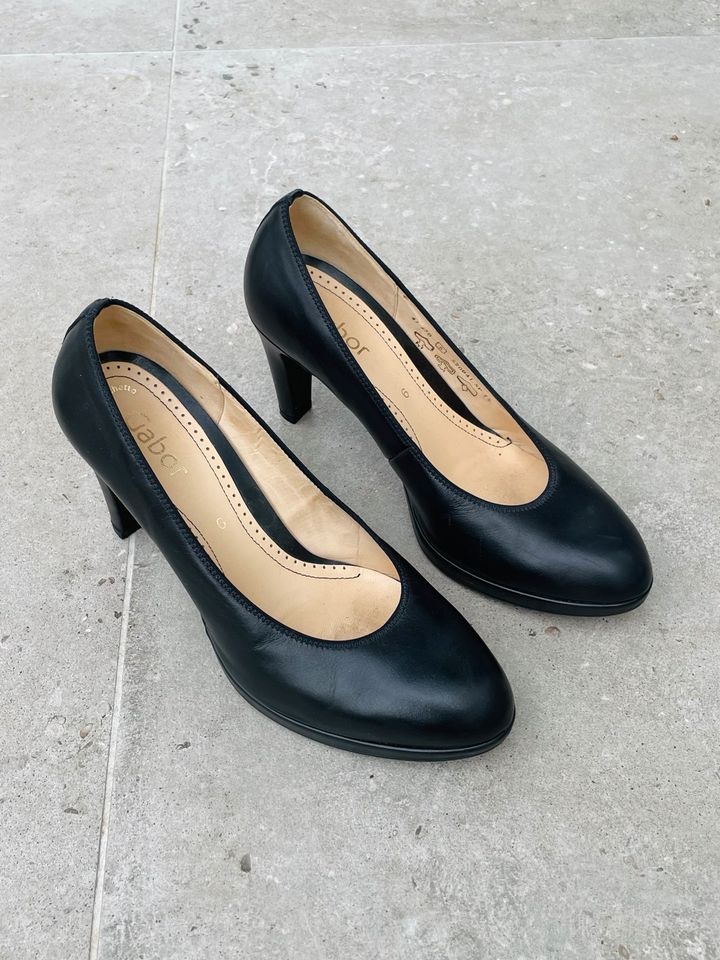 Gabor Pumps | Gr. 6 / 39 | schwarz | Leder | TOP Zustand in Stuttgart