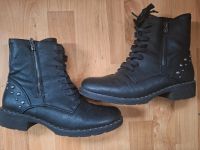 Tom Taylor schwarze Schnürschuh Boots Stiefeletten Nordrhein-Westfalen - Iserlohn Vorschau