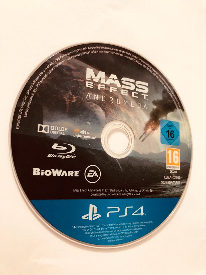 Mass Effect Andromeda ps4 Spiel in Lochhausen