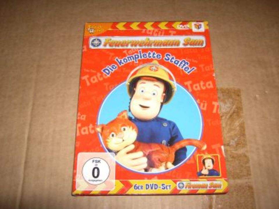 Ich biete hier 6 DVD`s von Feuerwehrmann Sam, Komplette Staffel in Heinsberg