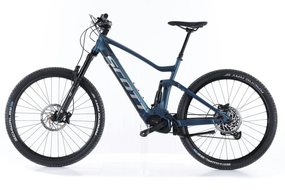 Scott Strike eRide 930 - 2021 - 49 cm (L) | nur 945 km | Bosch Performance Line CX (85 Nm) 625 Wh | UVP 4.599 € | 1 Jahr Garantie | E Bike Fully E-Mountainbike in Ottobrunn