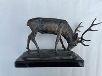 Bronzeskulptur Hirsch, extrem selten Niedersachsen - Gifhorn Vorschau