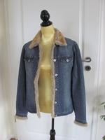 Vintage Jeansjacke Street One Gr. 40 *** mit Fake Fur *** Retro Niedersachsen - Uelzen Vorschau