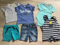 H&M Baby Sommer Paket Tshirts Shorts Jeans Latz Hose Gr 74 Nordrhein-Westfalen - Hiddenhausen Vorschau