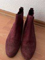 Gabor Stiefeletten, 39/ Größe 6, dunkel rot Hessen - Fulda Vorschau