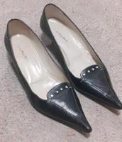 LAURA, Pfennigabsatz Pumps, schwarz, Gr.41 Frankfurt am Main - Nordend Vorschau