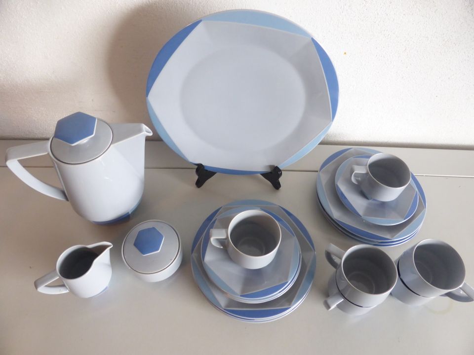 ROSENTHAL Keramik Favo Blue Geschirr Kaffeeservice in Neuenrade