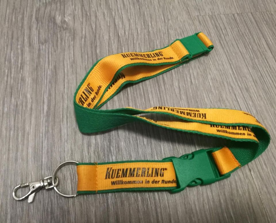 KÜMMERLING Likör, Schlüsselband / Lanyard / Keyholder Grün Orange in Erlenbach am Main 