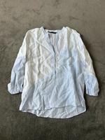 Zara Basic, Bluse, Damen, L, weiß, hellblau, langärmelig Hessen - Rödermark Vorschau