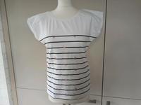 Orsay Baumwolle T-Shirt Streifen Glitzer Flamingo Gr 36 38 Hessen - Selters Vorschau