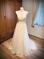 Hochzeitskleid A-Linie in Cremeweiß - Neu & Ungetragen Baden-Württemberg - Bad Rappenau Vorschau