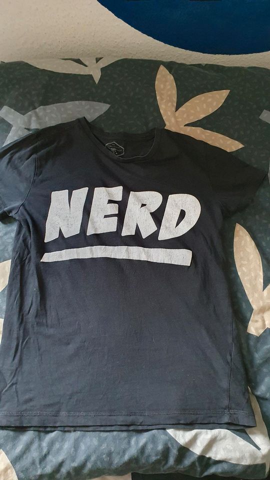 Herren Shirt Motiv Nerd Gr. S, schwarz, guter Zustand in Hannover