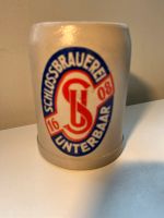 Brauereikrug Bierkrug 0,5 l  Schlossbrauerei  Unterbaar Bayern - Genderkingen Vorschau