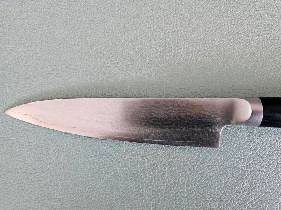 Shizu Hamono Shikisai Shotuh DamastKüchenmesser 13cm Japan Miyabi in Nürnberg (Mittelfr)