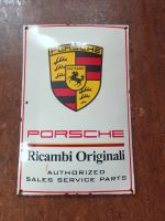 Porsche Emailschild  59x39 cm   2,5 kg Hessen - Meißner Vorschau