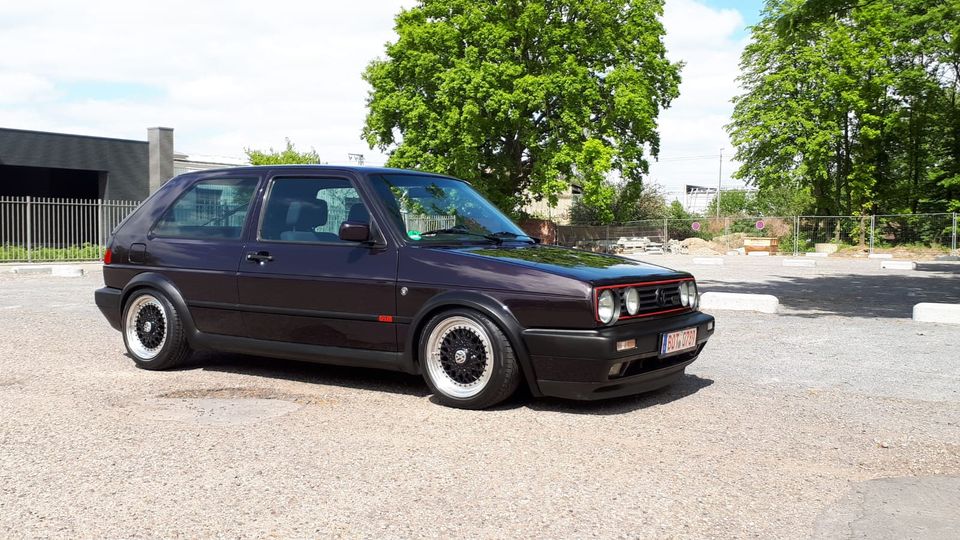 VW Golf 2 GTI Edition One darkburgundy SSD Recaro Servo Gewinde H in Bottrop