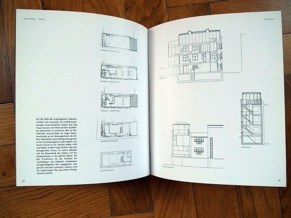 Architekturbuch "David Adjaye – Häuser" in München