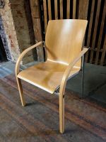 Design-Stuhl von Leolux, Modell Cimaronne Holz gebogen  Chrom München - Bogenhausen Vorschau