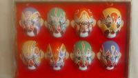 8 chinesische Opern Masken Miniaturen Keramik Hessen - Runkel Vorschau