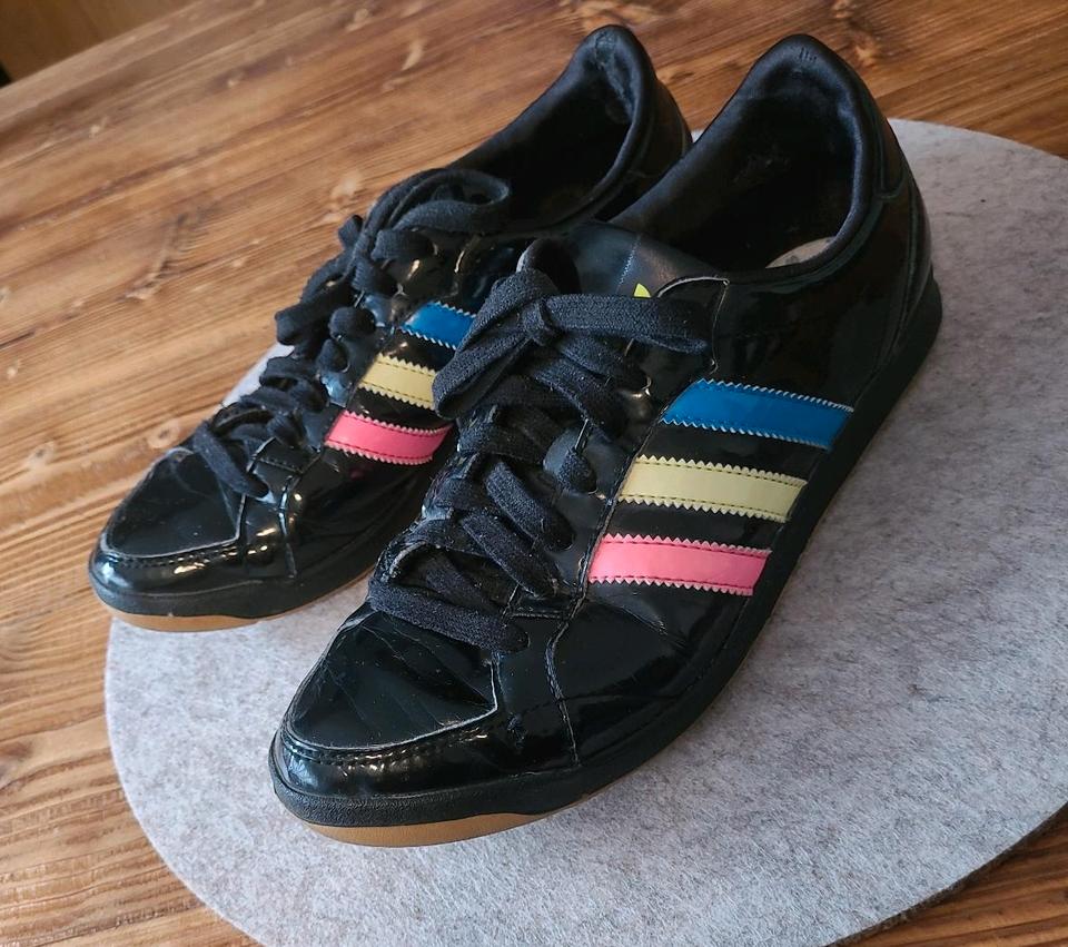 Adidas seltene Sneaker Lack Neon Optik Gr US 7 in Dortmund Mitte kleinanzeigen
