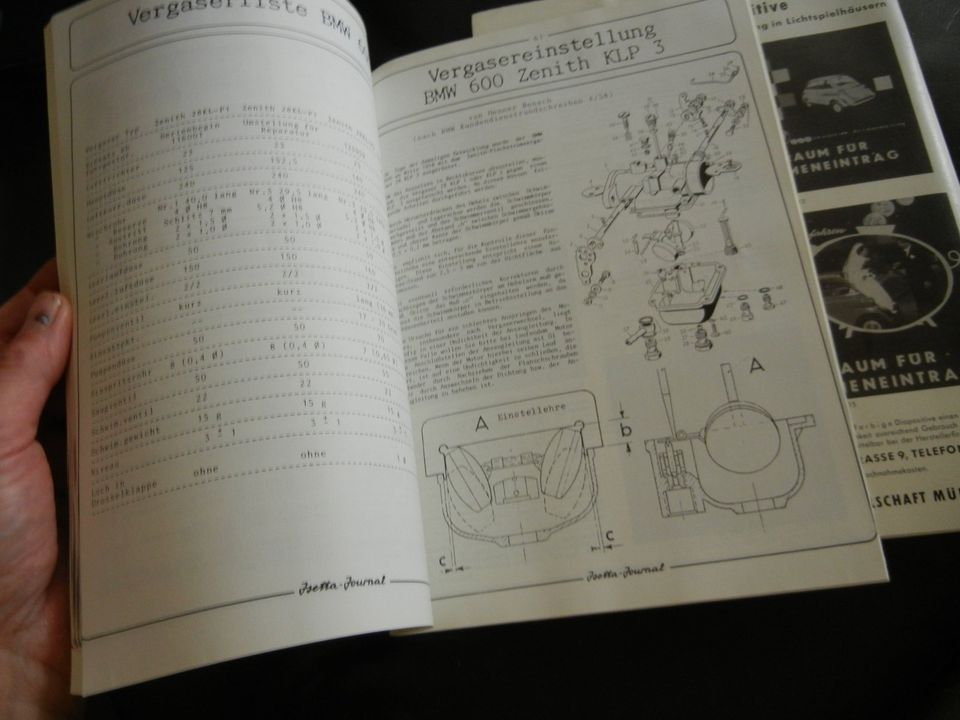 BMW Isetta 600 700 Journal Geschichte Technik Sonderheft des Club in Minden