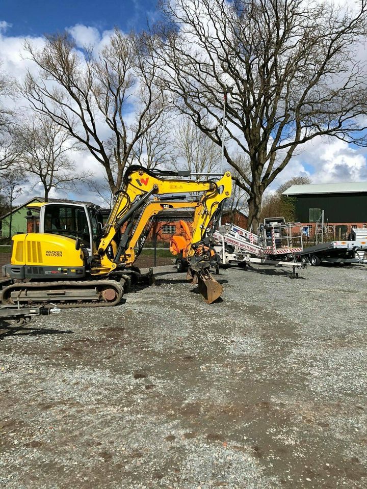 Baumaschinen Vermietung Bagger/Radlader/Rüttelplatten etc. in Heide