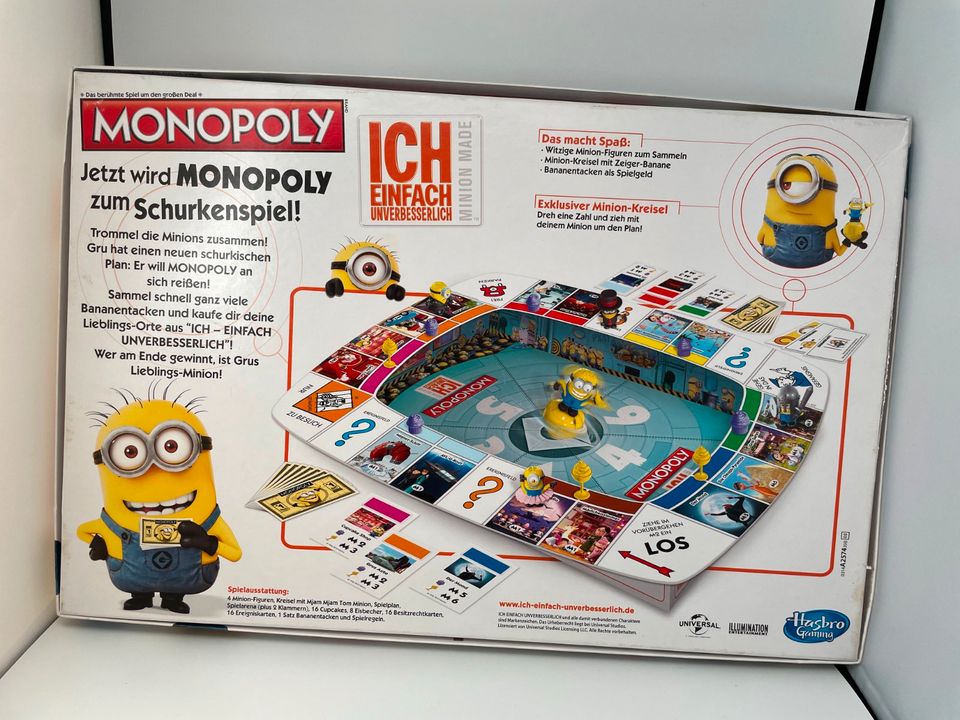 Spiel / Monopoly "Ich einfach unverbesserlich" / Hasbro / Minions in Biberach an der Riß