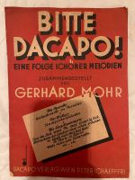 Bitte Dacapo schöne Melodien für das Klavier von Gerhard Mohr Baden-Württemberg - Heidelberg Vorschau