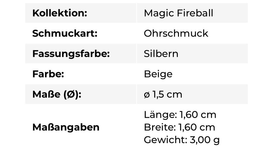 Magic Fireball Konplott Ohrringe rosa Top! in Schmelz