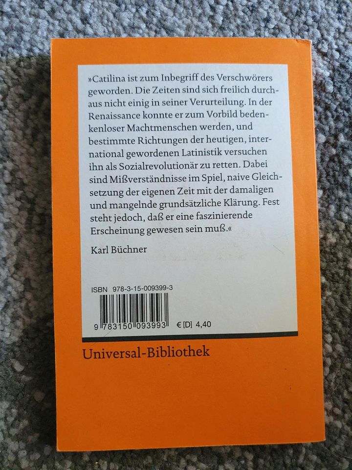 Cicero Vier Reden gegen Catilina Lateinisch/Deutsch Reclam in Neuried Kr München