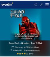 Ich suche 2 Sean Paul Tickets für Hamburg Stadtpark 16.07.24 Wandsbek - Hamburg Rahlstedt Vorschau