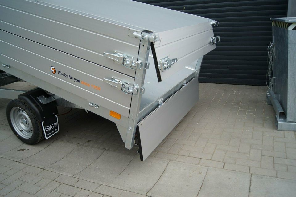 Anhänger Saris K1 276 X 150, 1500 kg, Heckkipper, neues Modell in Wankendorf