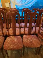Stuhl, Stühle, Holz, roter Bezug Nordrhein-Westfalen - Straelen Vorschau