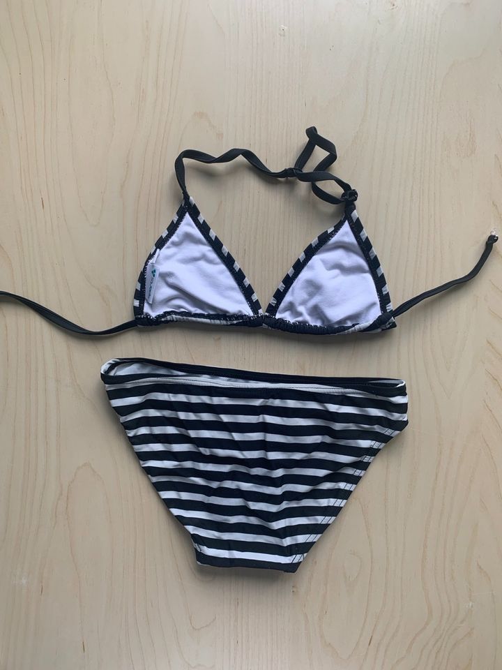 Bikini von sports Gr. 146/152 Mädchen weiß schwarz in Bielefeld