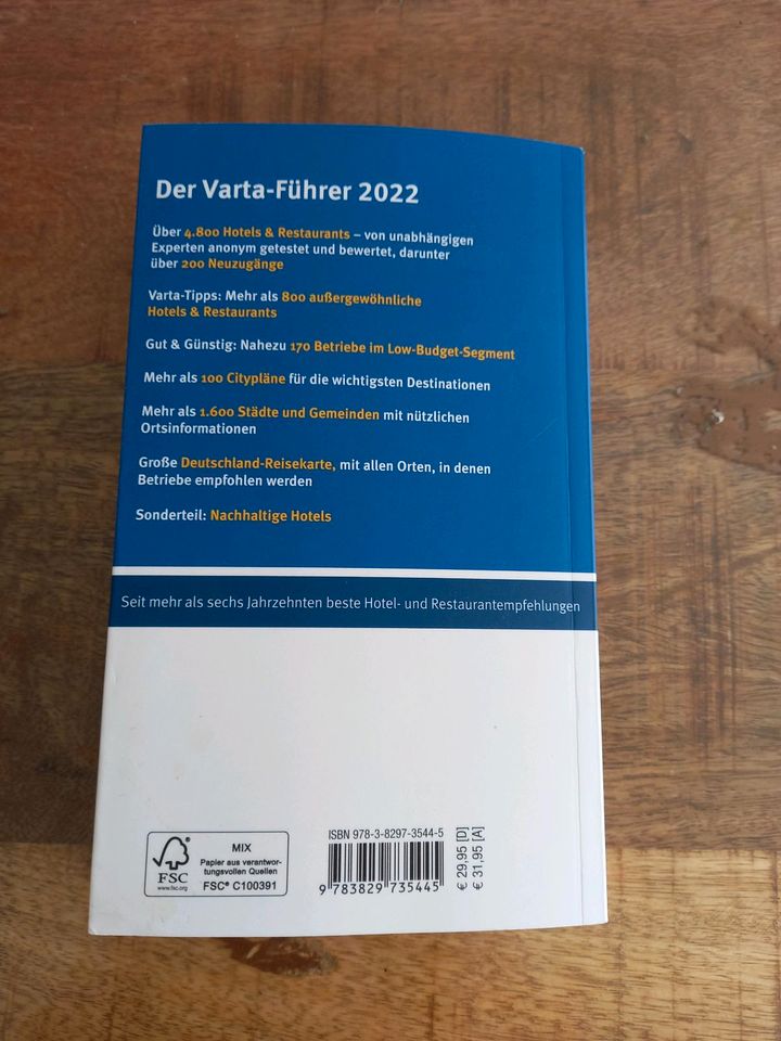 Buch "Der Varta-Führer" 2022 NEU in Untergruppenbach