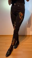 Schwarze Jeans mit Strickerei Bayern - Mering Vorschau