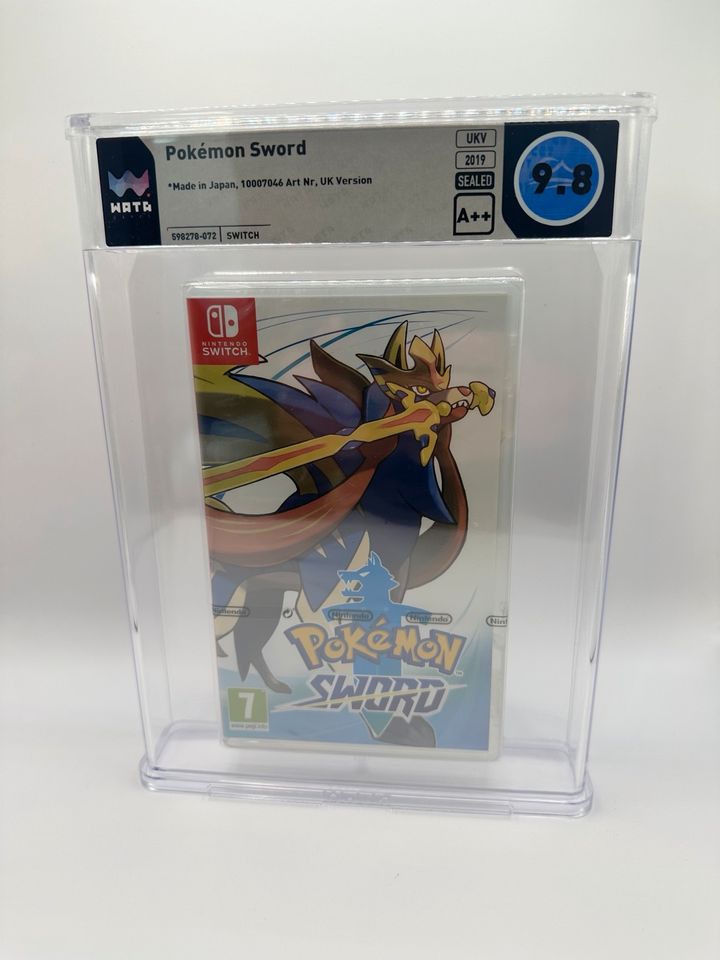 Pokemon Sword/Schwert Switch WATA 9.8 A++ NEU (no VGA) in Hiltrup