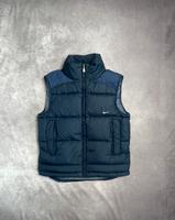 Nike Vintage Puffer Weste blau XS ( Herren Größe!) Bayern - Hallbergmoos Vorschau